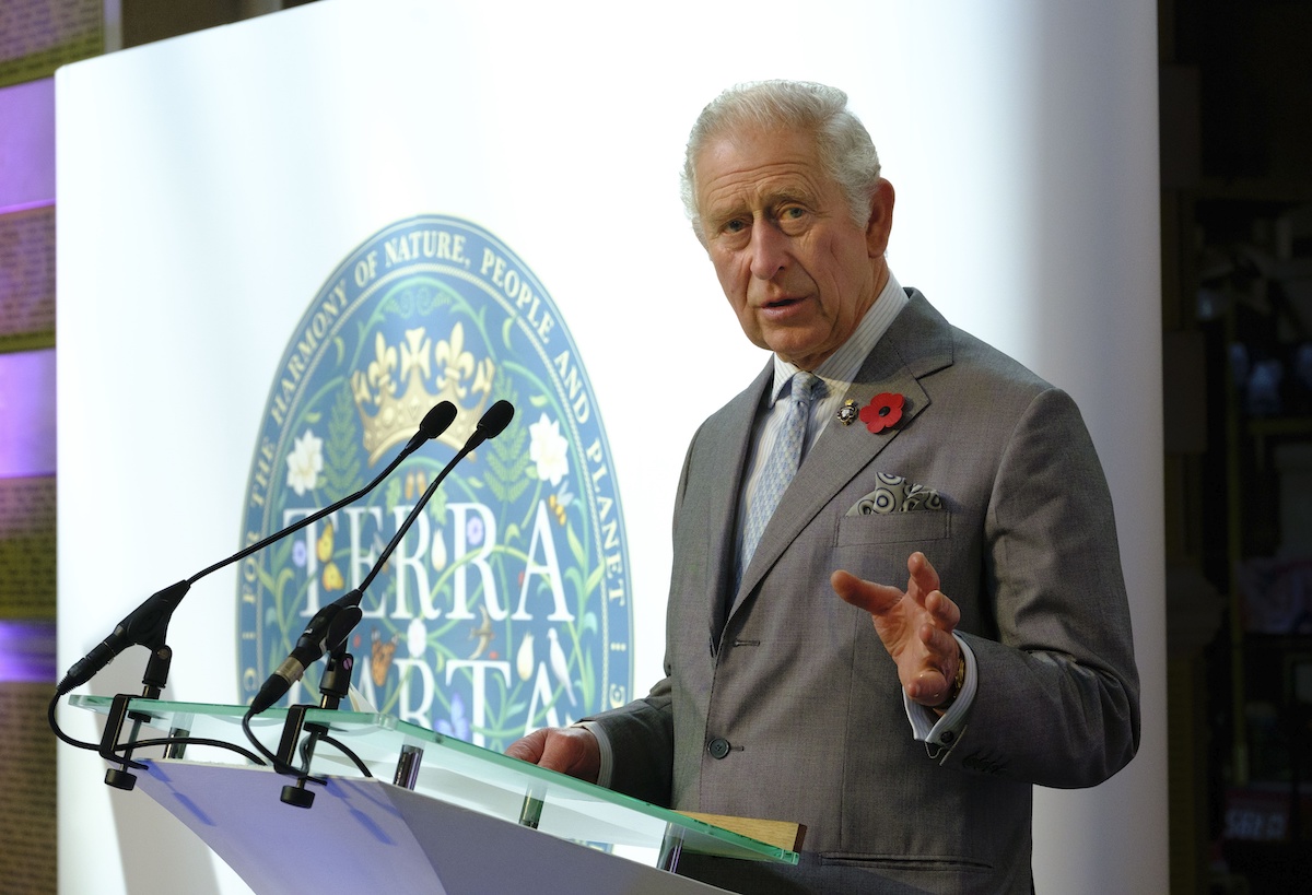 Prince Charles speaking