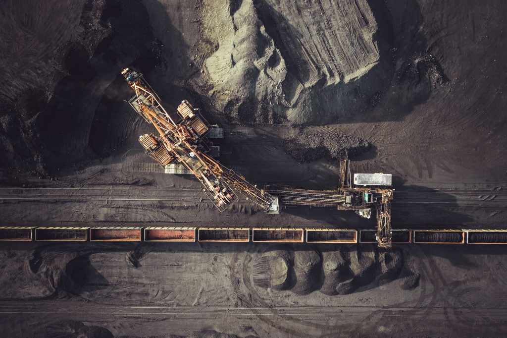 large machine mining