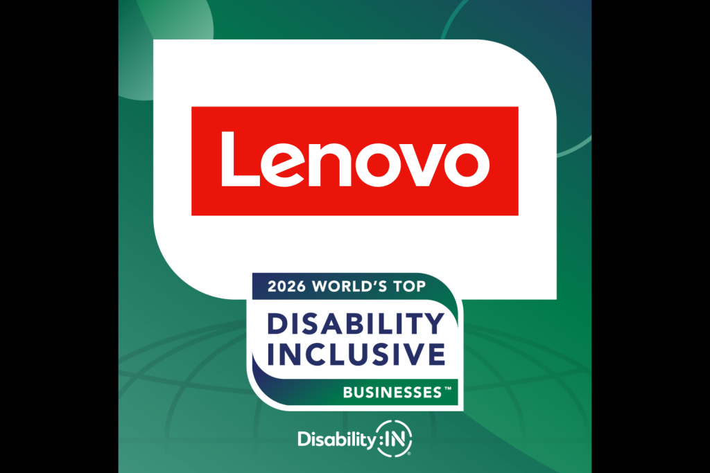 Lenovo - 2026 World's Top Disability Inclusive Businesses